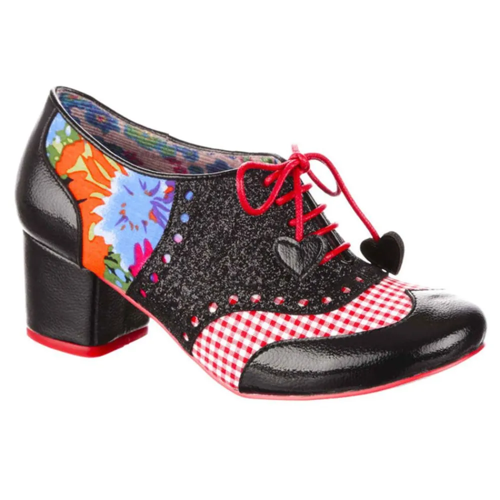Irregular Choice Clara Bow Black Floral