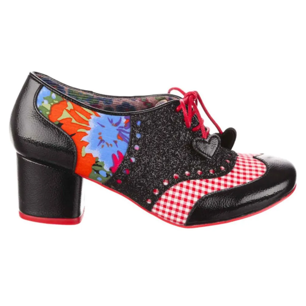 Irregular Choice Clara Bow Black Floral