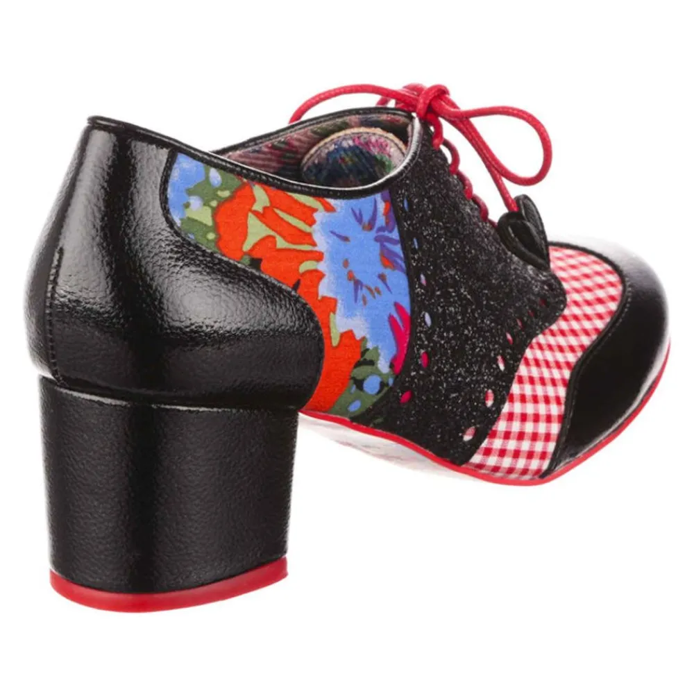 Irregular Choice Clara Bow Black Floral