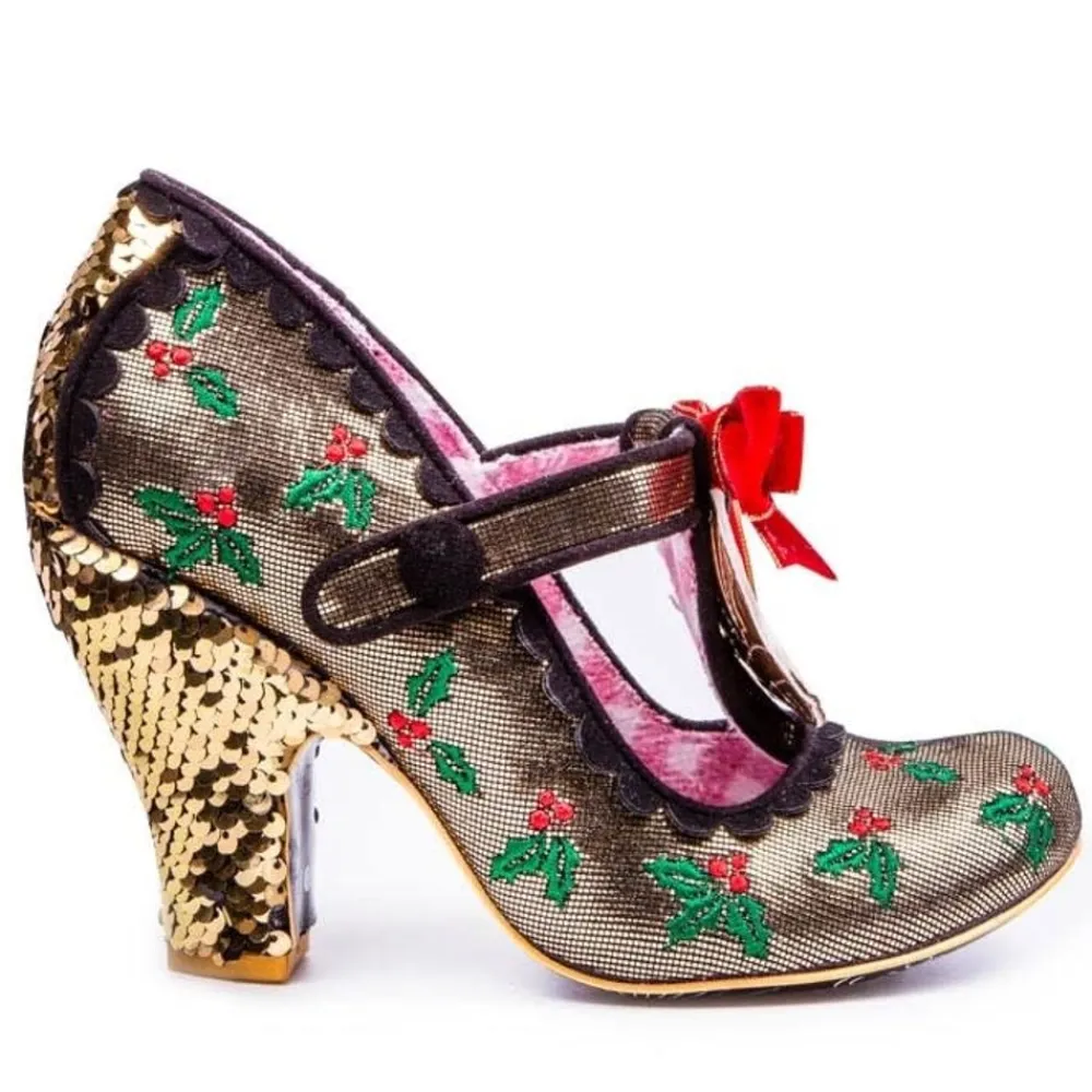 Irregular Choice Jingle Bells Gold