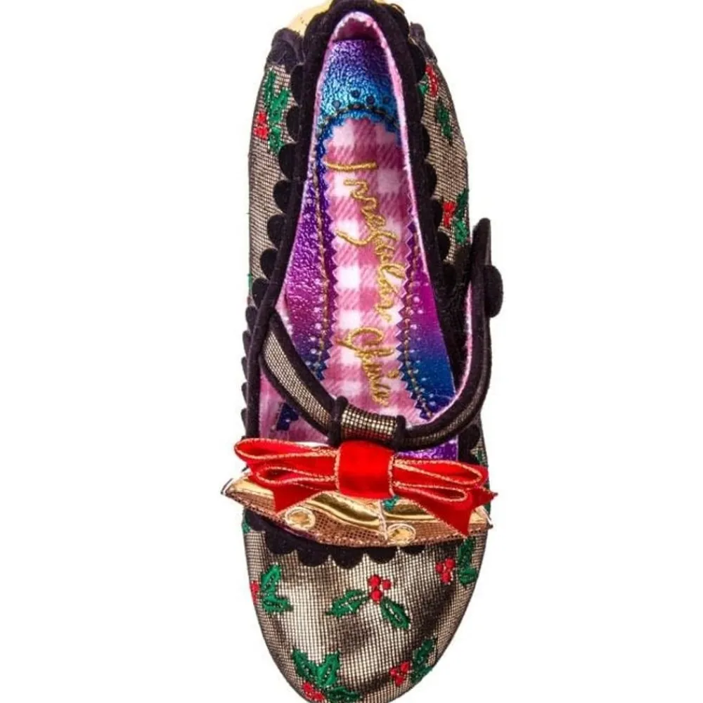 Irregular Choice Jingle Bells Gold