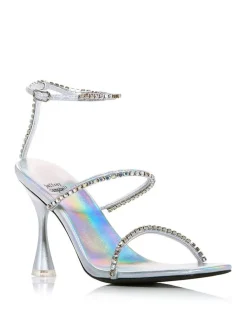Jeffrey Campbell Demonica Silver Iridescent Combo
