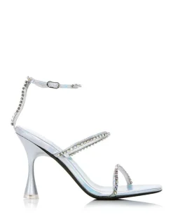 Jeffrey Campbell Demonica Silver Iridescent Combo