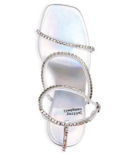 Jeffrey Campbell Demonica Silver Iridescent Combo