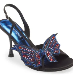Jeffrey Campbell Emotions Black Satin