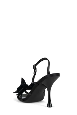 Jeffrey Campbell Emotions Black Satin