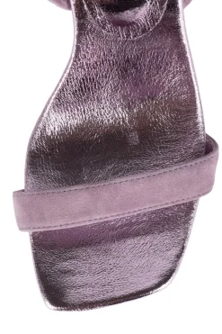 Jeffrey Campbell Geometric Pink Suede Metallic