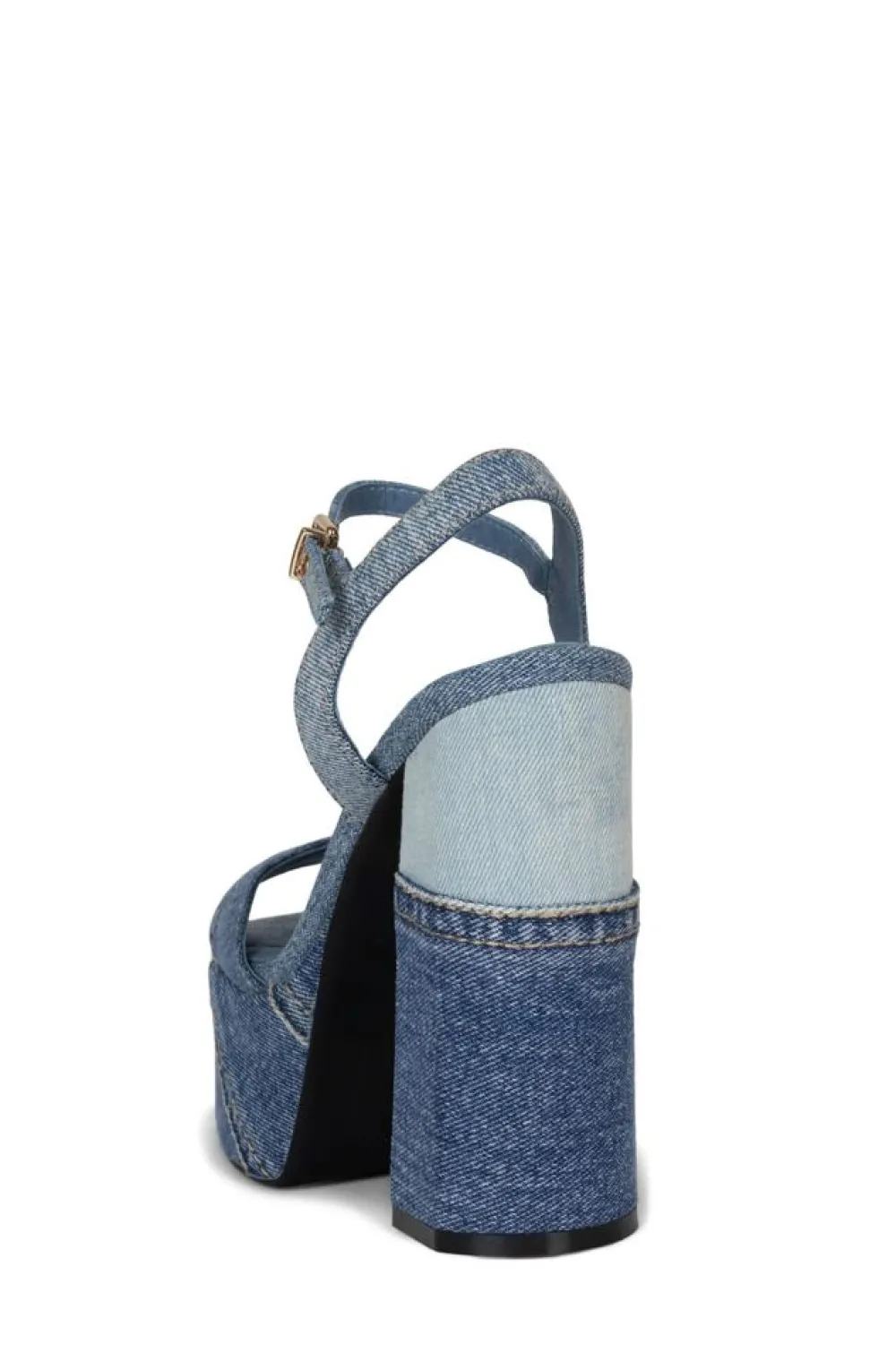 Jeffrey Campbell Girlfriend Blue Denim Platform