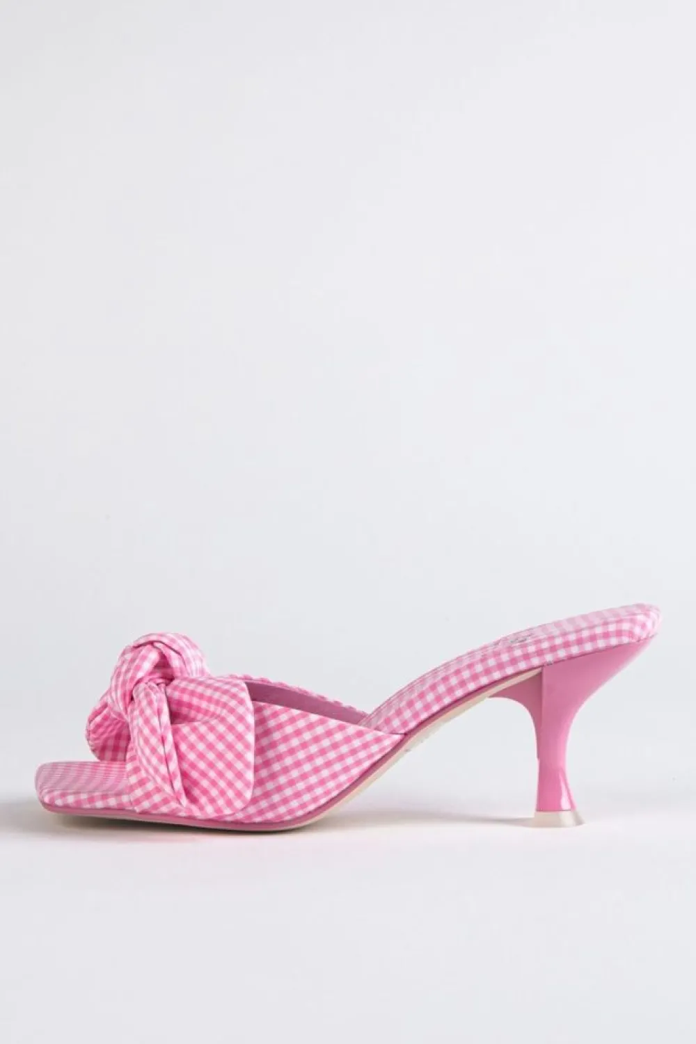 Jeffrey Campbell Mr Big Bow Pink Gingham