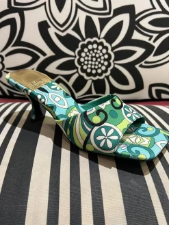 Jeffrey Campbell Mr. Big Green Fabric