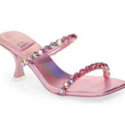 Jeffrey Campbell Mrs Big 2 Pink Inidescent Combo