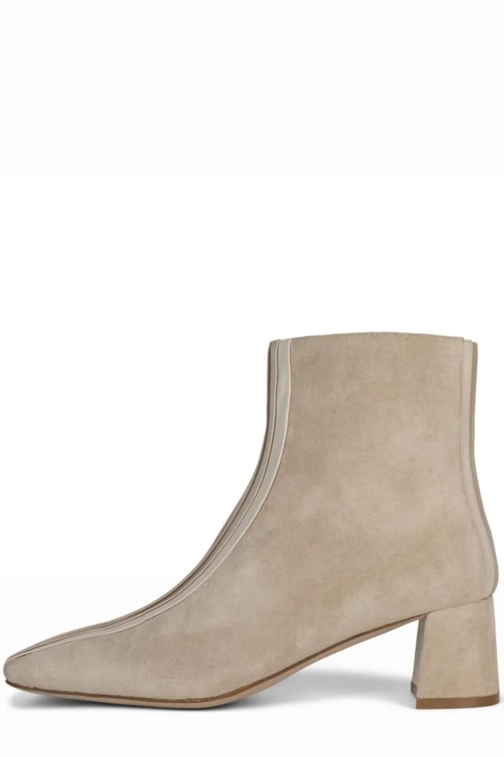Jeffrey Campbell Peace-Out Beige Suede Combo