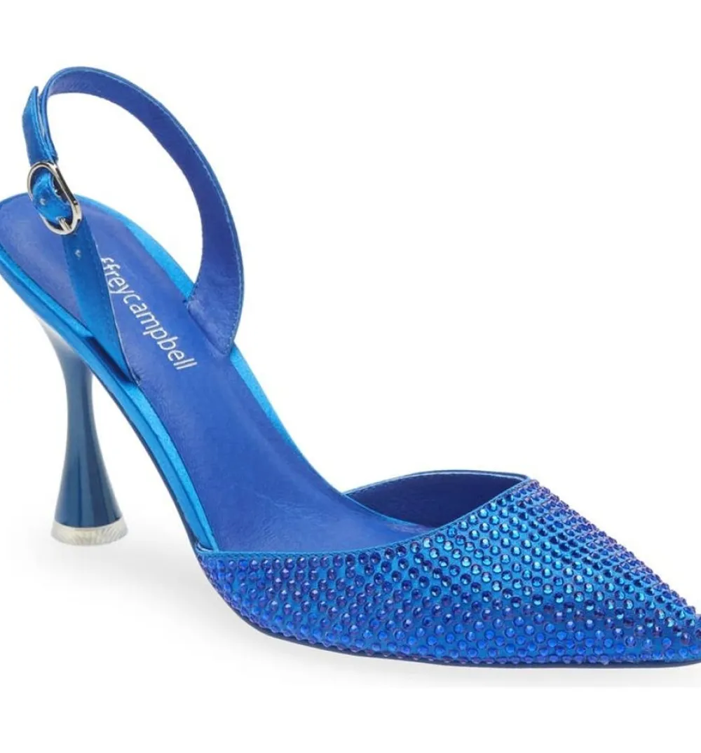 Jeffrey Campbell Zivote Bright Blue Heel
