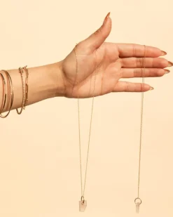Jurate LA Mystic Rose Quartz Necklace