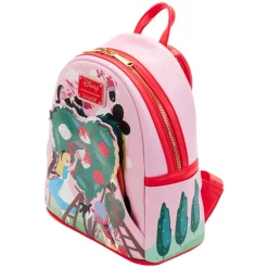 Loungefly Alice In Wonderland Painting The Roses Red Mini Backpack