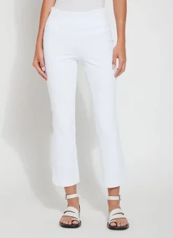 Lysse Ankle Denim Baby Bootcut White