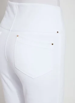 Lysse Ankle Denim Baby Bootcut White