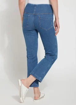 Lysse Ankle Denim Baby Bootcut Mid Wash