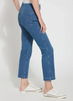 Lysse Ankle Denim Baby Bootcut Mid Wash