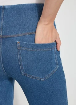 Lysse Ankle Denim Baby Bootcut Mid Wash
