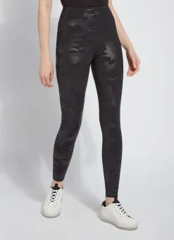 Lysse Black Camo Matilda Foil Legging