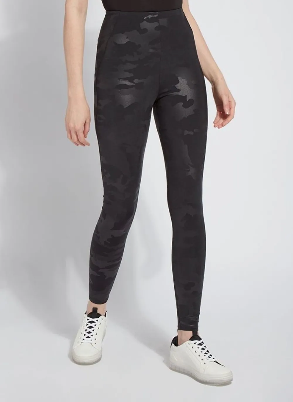 Lysse Black Camo Matilda Foil Legging