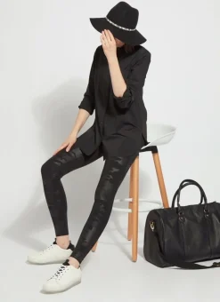 Lysse Black Camo Matilda Foil Legging