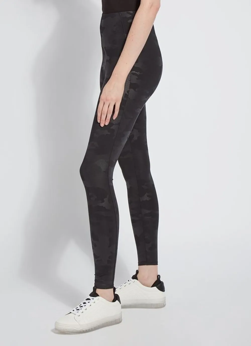 Lysse Black Camo Matilda Foil Legging