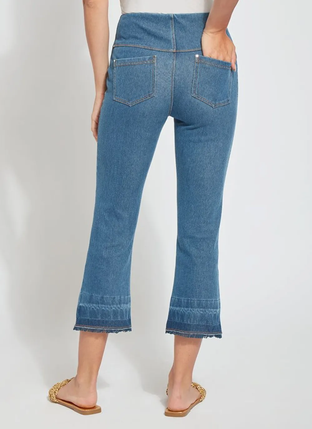 Lysse Daria Gradient Hem Denim Mid Wash