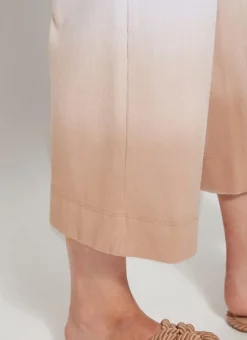 Lysse Dip Dye Ombre Wide Leg Crop
