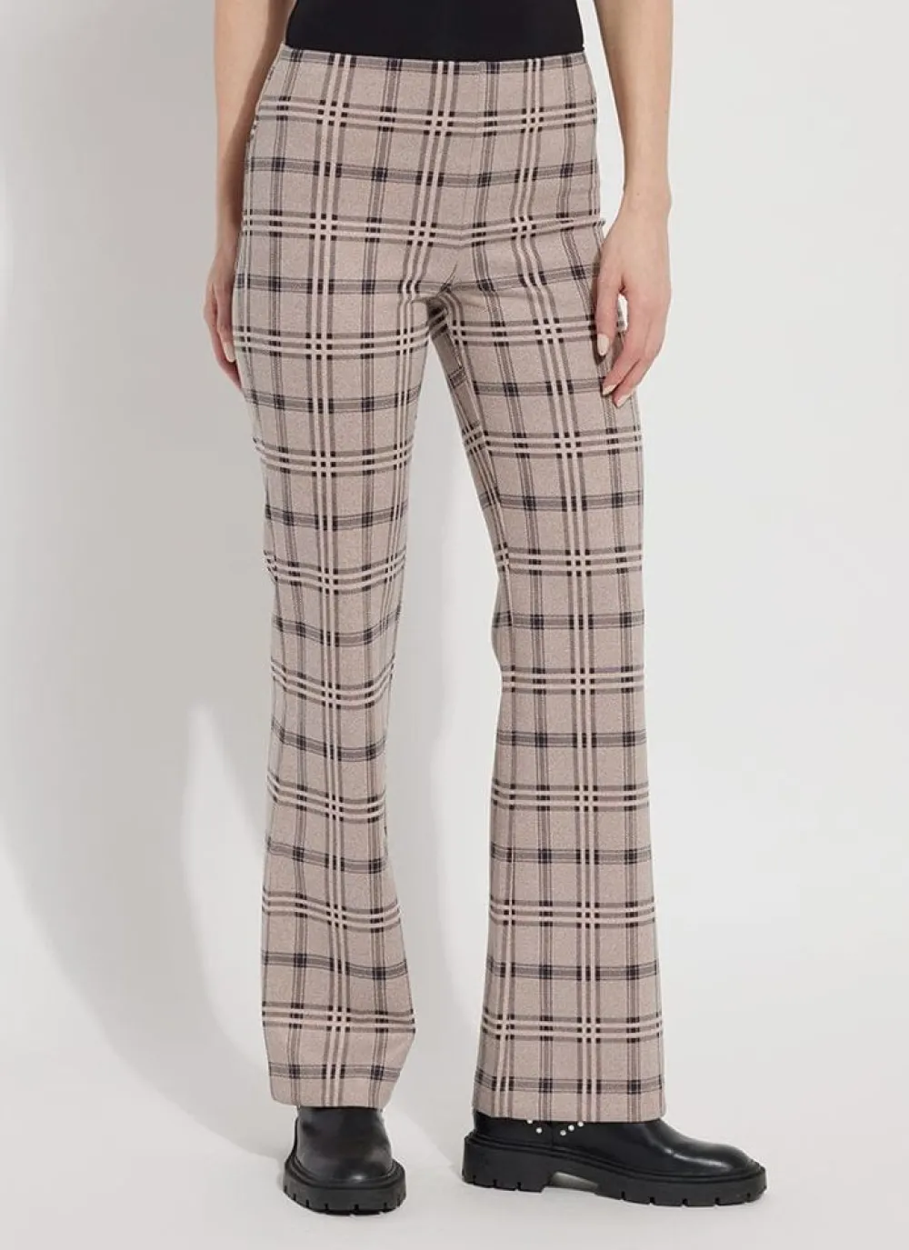 Lysse Plaid Baby Bootcut