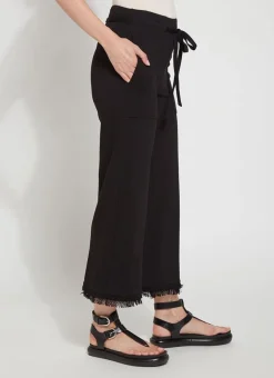 Lysse Sedona Fringe Crop Black
