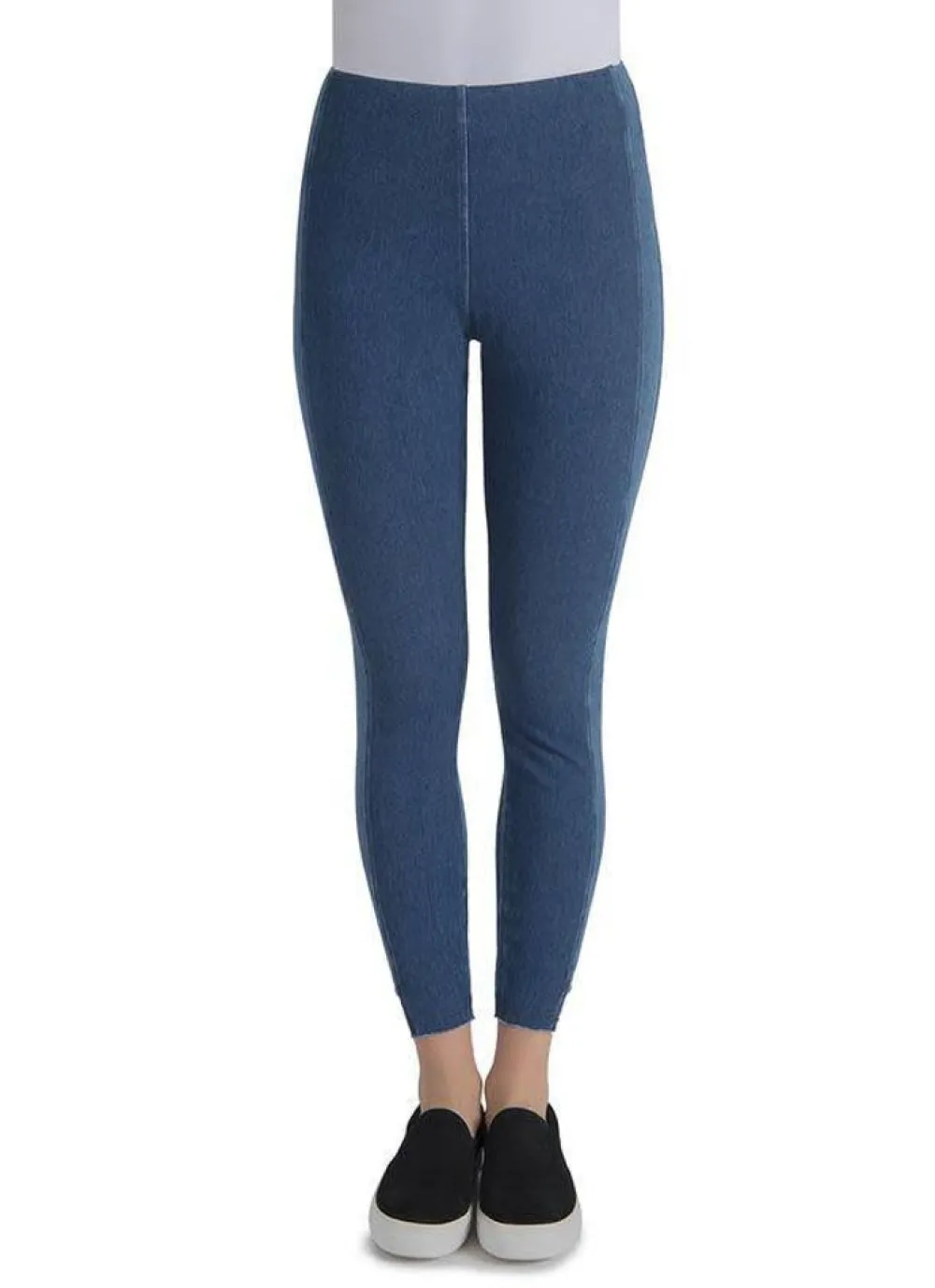 Lysse Step Hem Denim Mid Wash