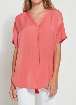 Lysse Stevie Top Coral Touch