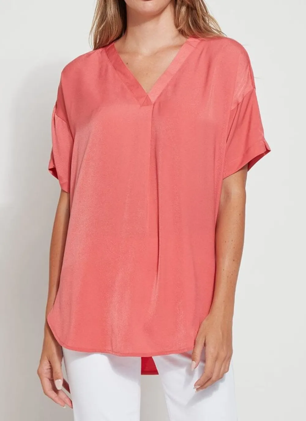 Lysse Stevie Top Coral Touch