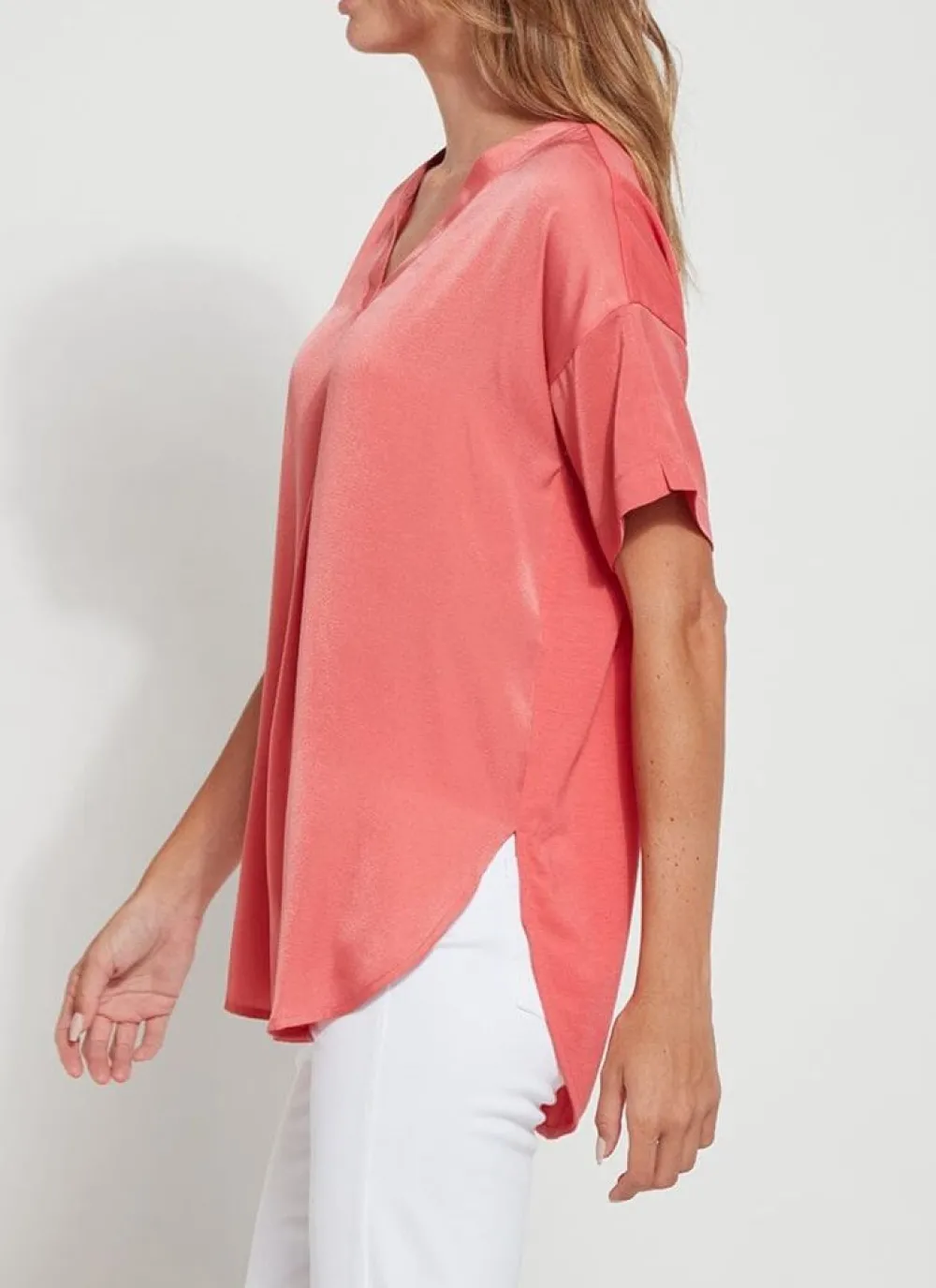 Lysse Stevie Top Coral Touch