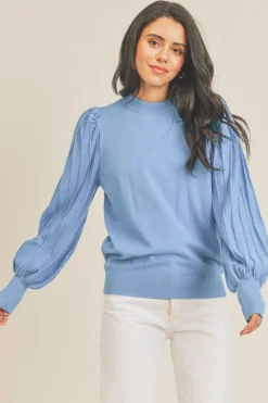 &Merci &Merci James Stripe Texturepullover