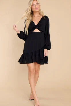 MINKPINK Audrey Black Mini Dress