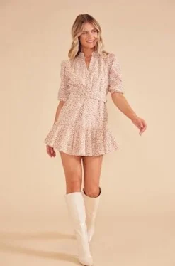 MINKPINK Freya Belted Mini Dress