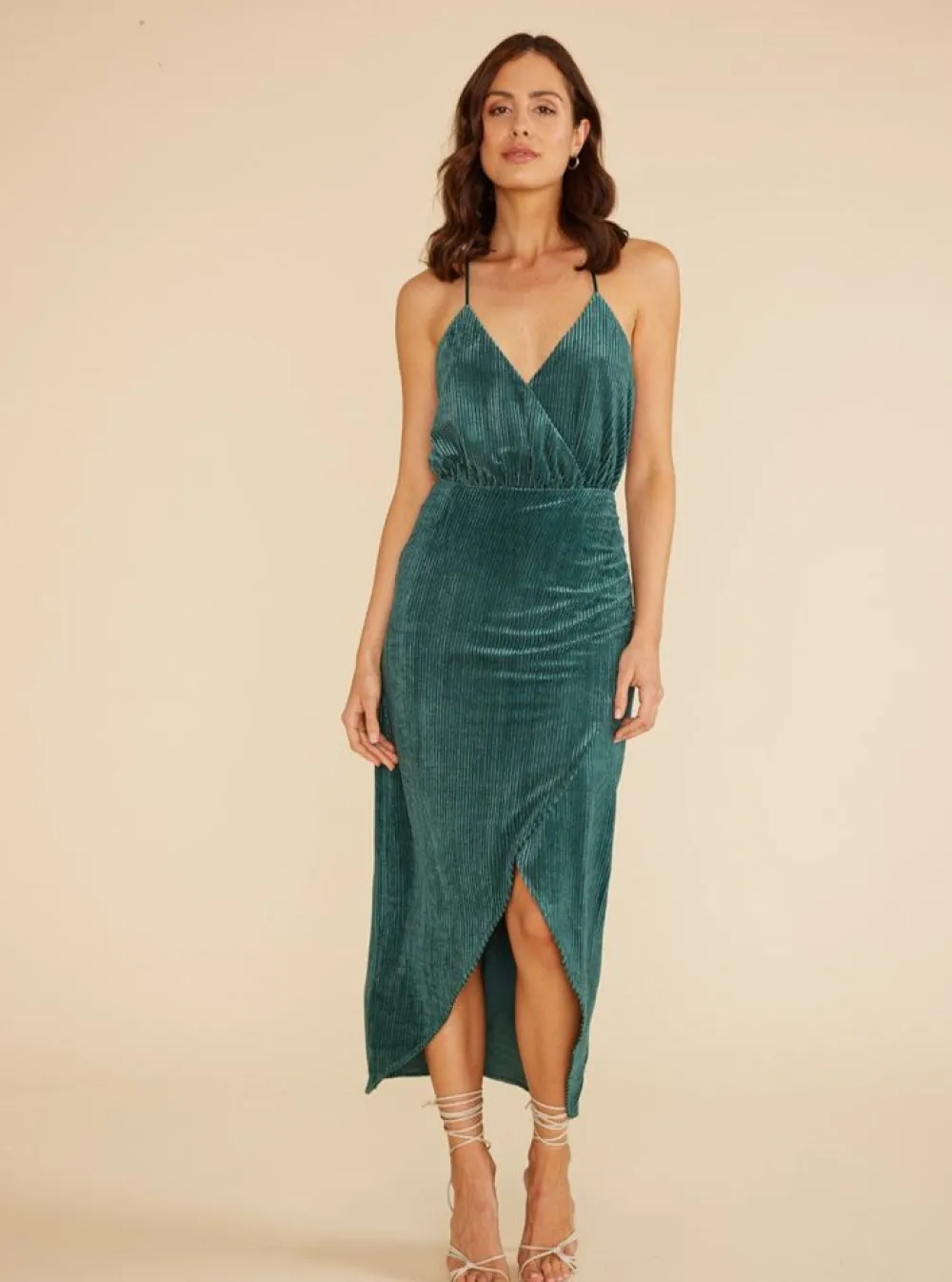 MINKPINK Kendra Teal Midi Dress