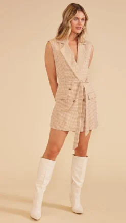 MINKPINK Kennedy Longline Blazer