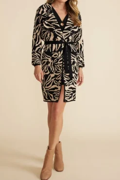 MINKPINK Savannah Intazia Coatigan