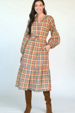 Olivia James the Label Emory Autumn Plaid Dress