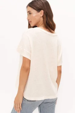 Project Social T Bronwyn Pink Notch Tee
