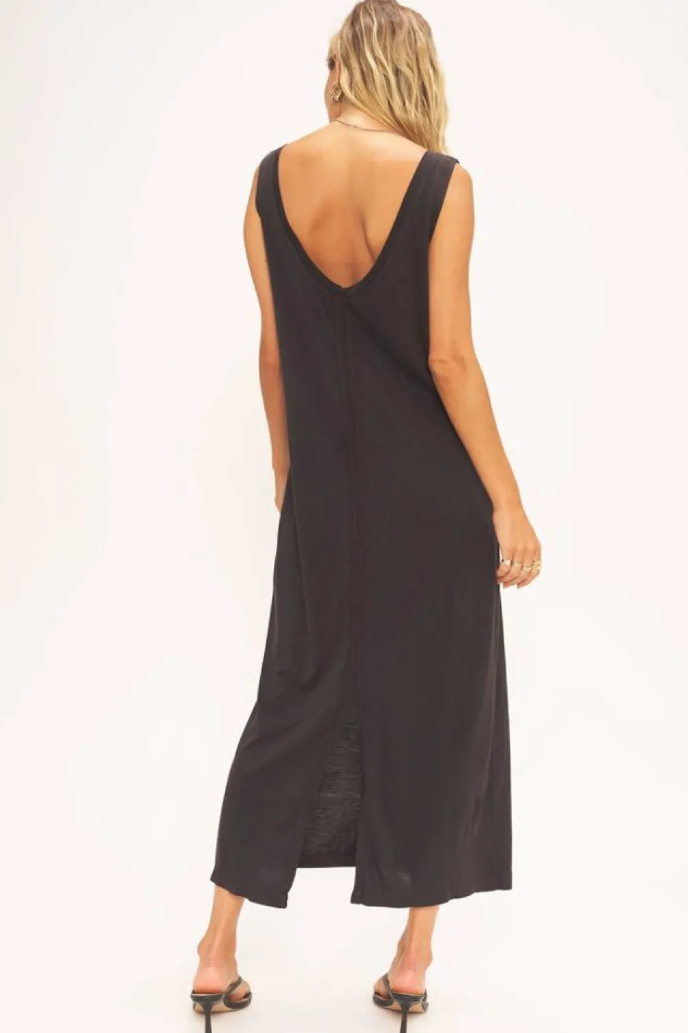 Project Social T Gigi Vintage Wash Seamed Dress