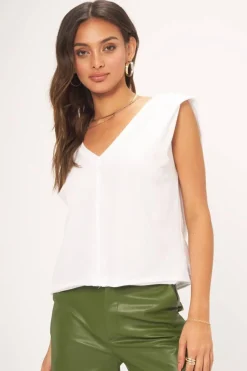 Project Social T Lexi Exagerated Shoulder Tank