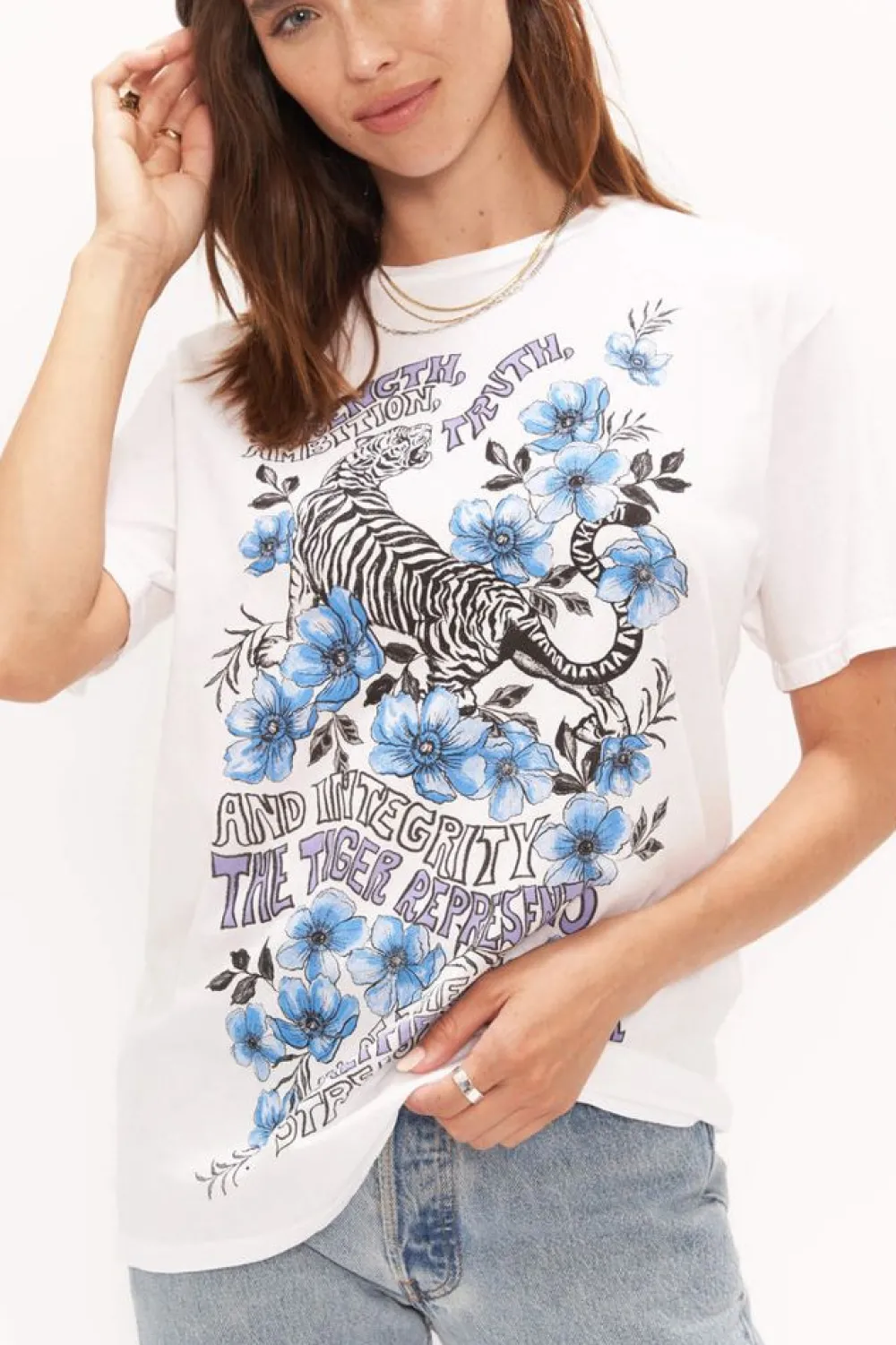 Project Social T Tiger Energy Easy Fit Tee
