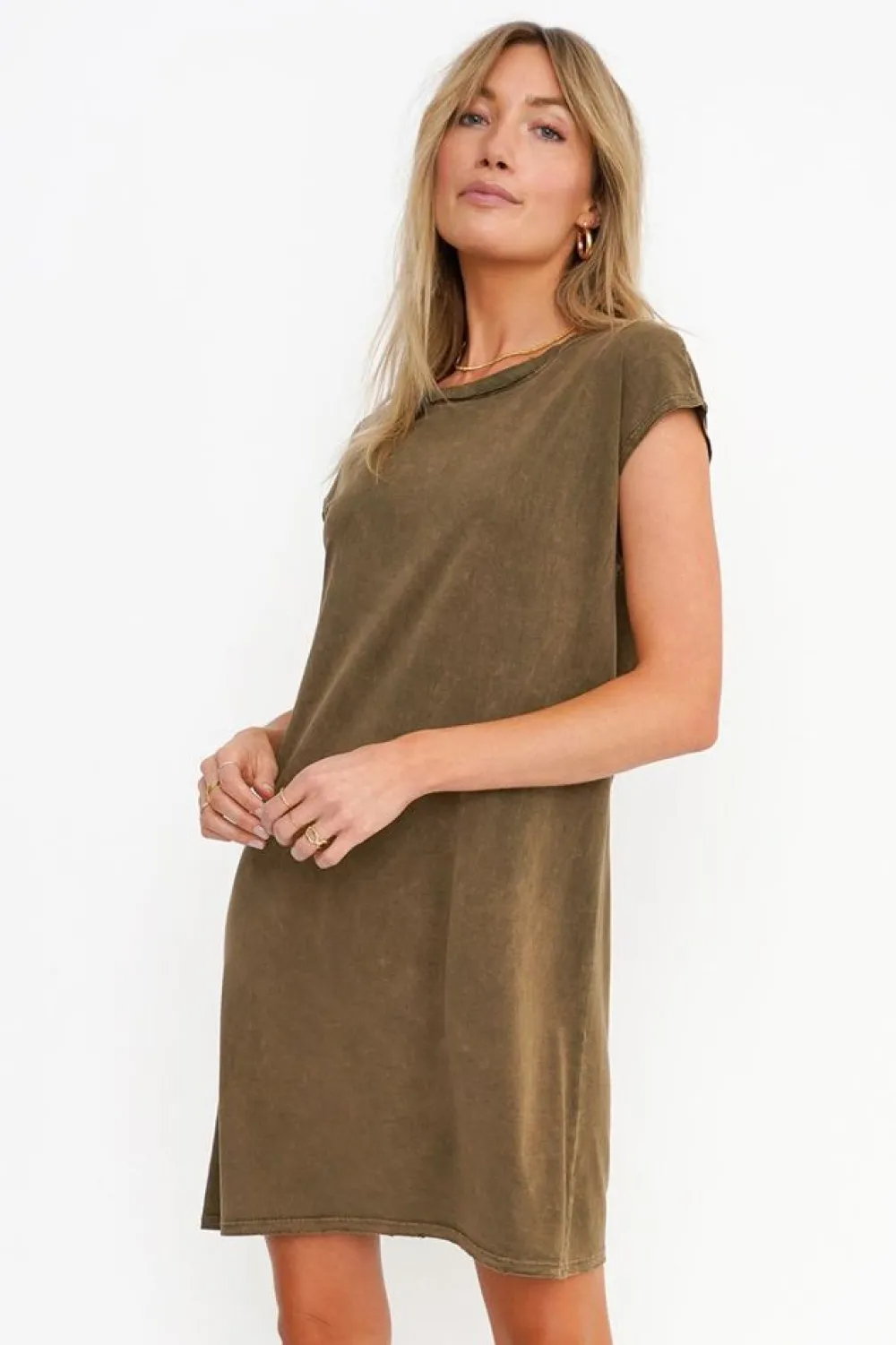 Project Social T Wave Washed Dress