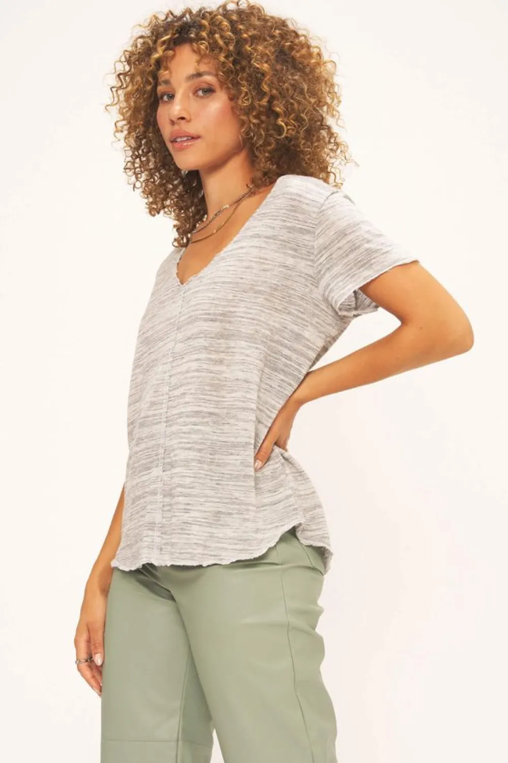 Project Social T Wearever Marled Tee Oceanmist