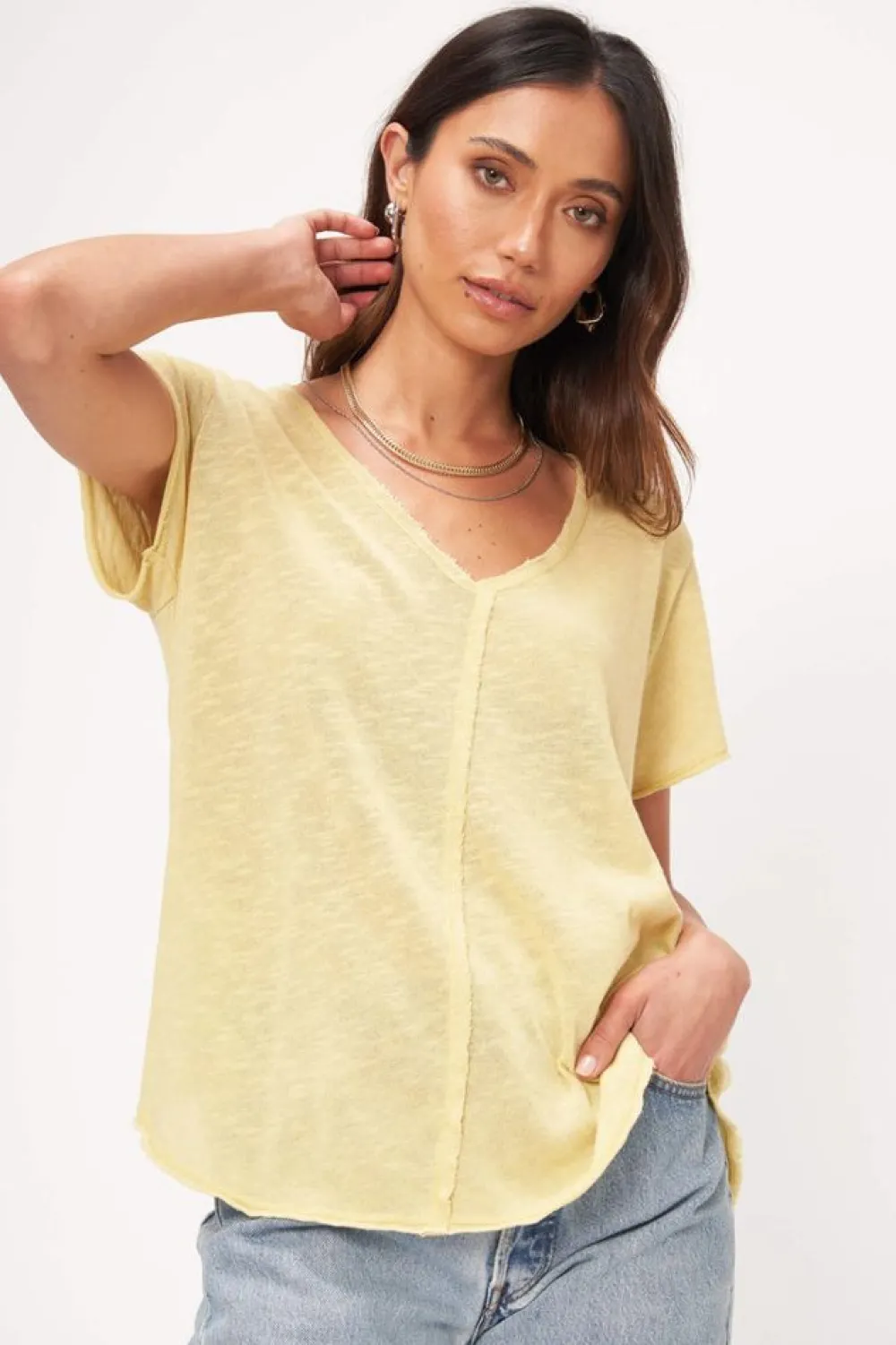 Project Social T Wearever Tee Sueded Chartreuse